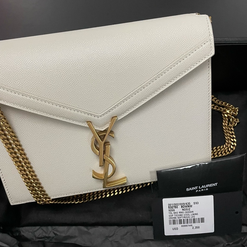 ❌SOLD❌NEW YSL Cassandra Monogram Clasp Bag
